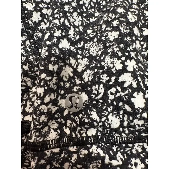 LULULEMON Women's Its Rulu Run Half-Zip Size 2 In Venture Floral Alpine White - Picture 4 of 12